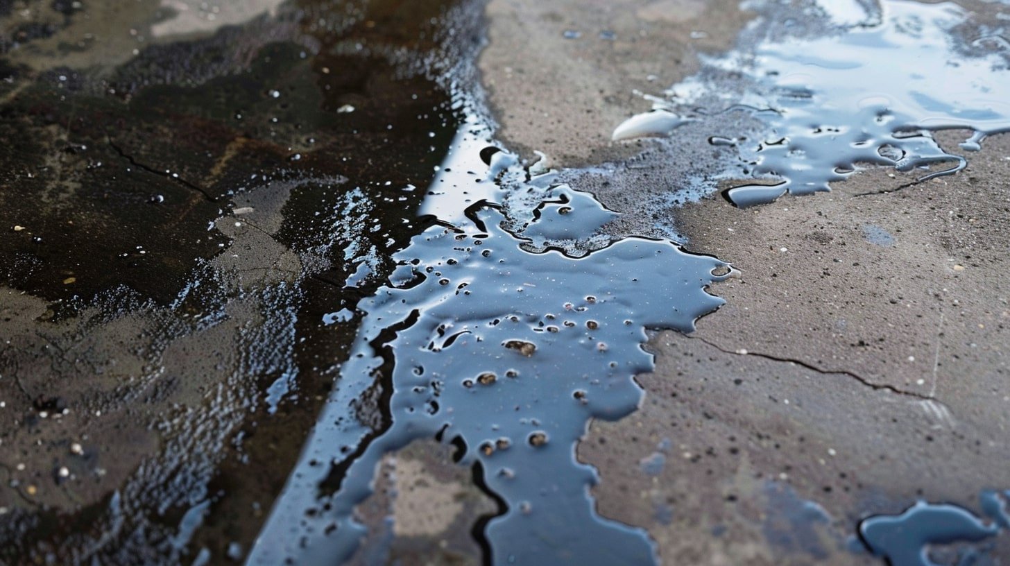 Oil Stains on concrete Oil Stains on Concrete