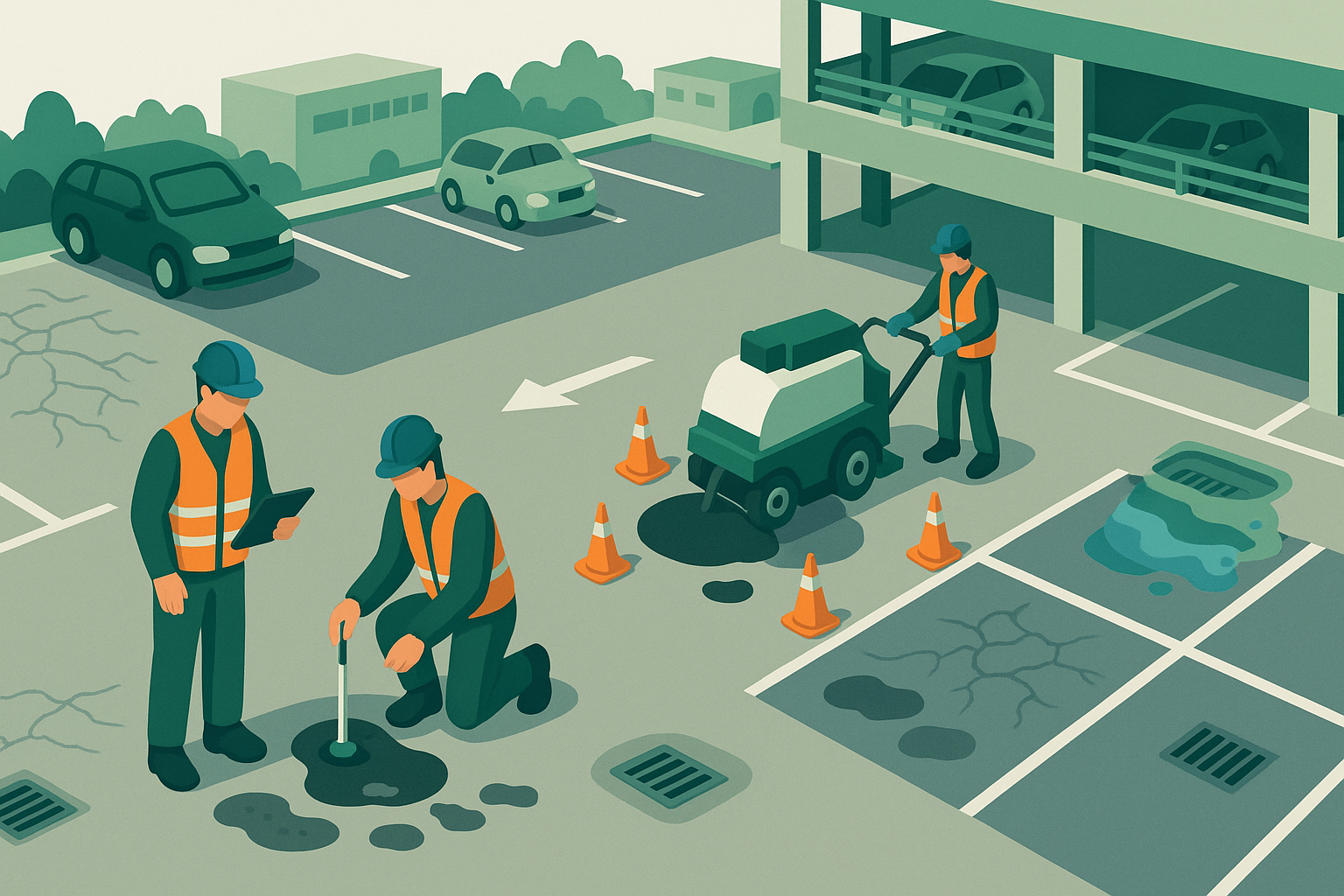 Designing a Pothole Maintenance Program for Your Parking Facility