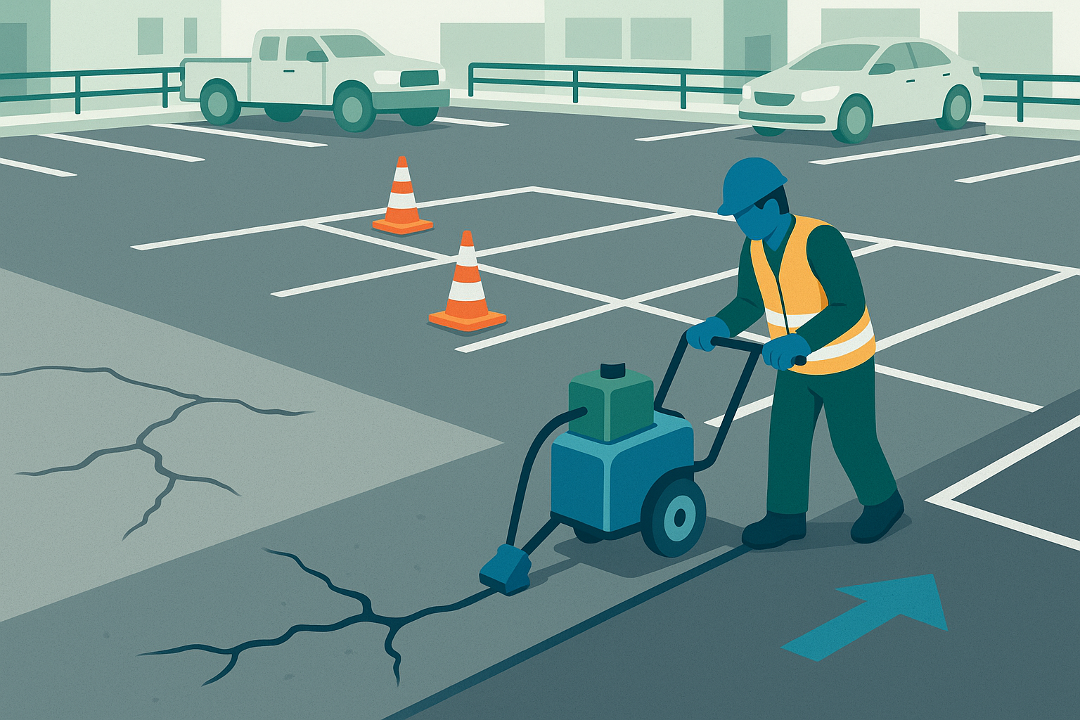 How Preventative Crack Sealing Can Prolong Your Pavement