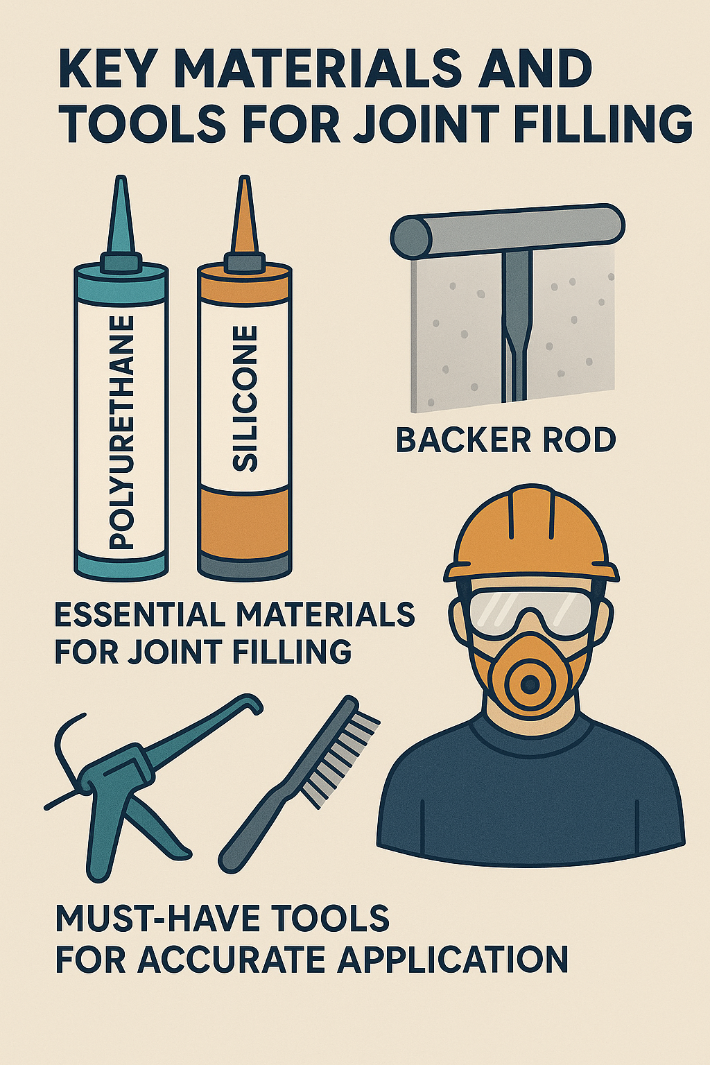 Key Materials and Tools for Joint Filling concrete expansion joint filling Key Materials and Tools for Joint Filling concrete expansion joint filling
